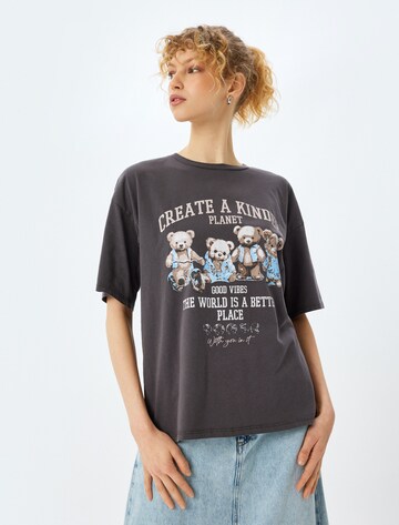 Koton T-shirt in Grau: Vorderseite