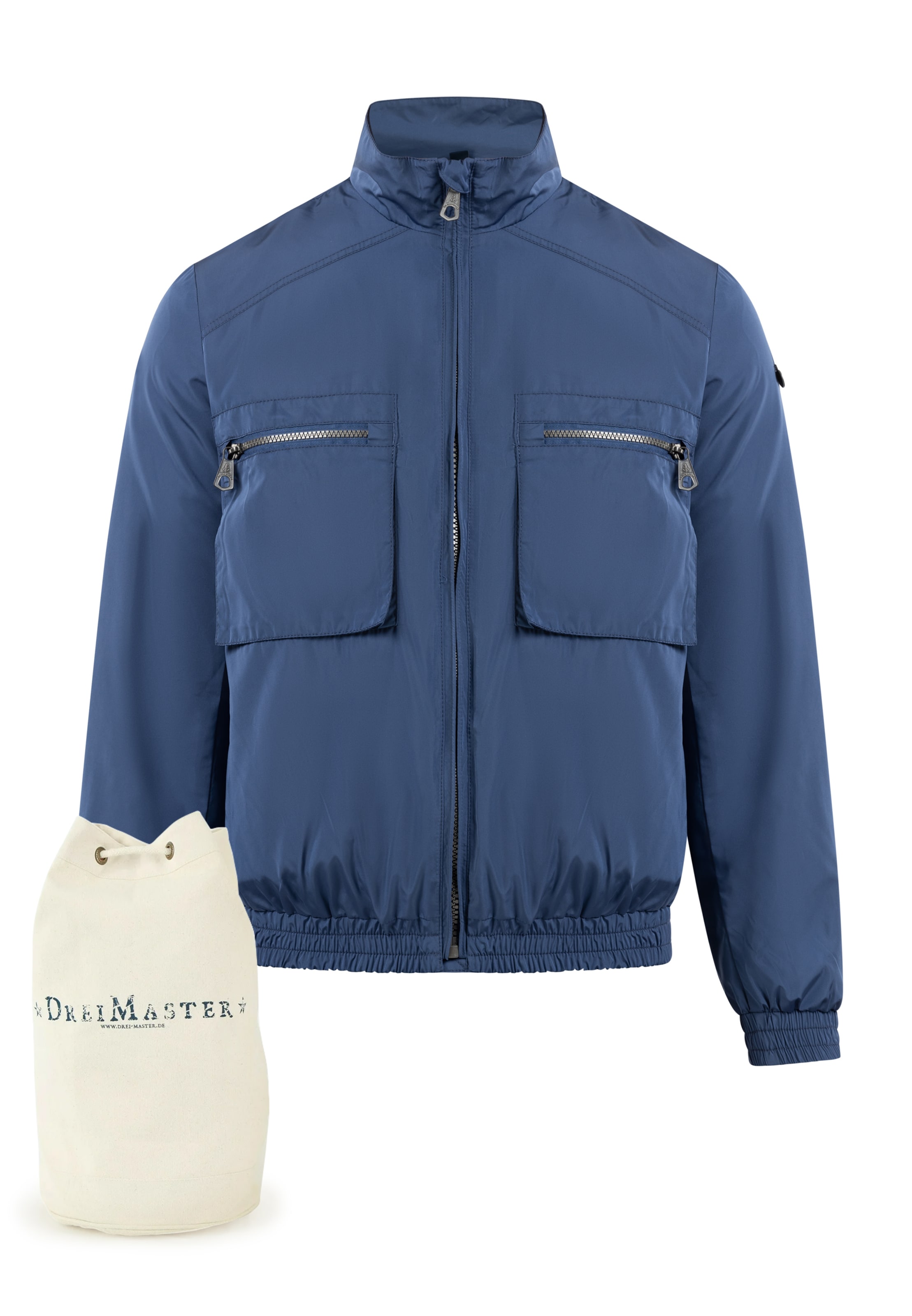 Veste mi-saison DreiMaster Maritim en bleu : devant