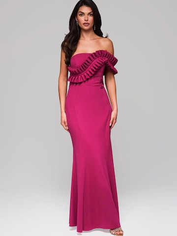 Ombre Abendkleid in Pink