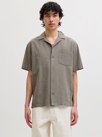 JACK & JONES Comfort Fit Skjorta 'JPRBLASHAWN' i grön: framsida