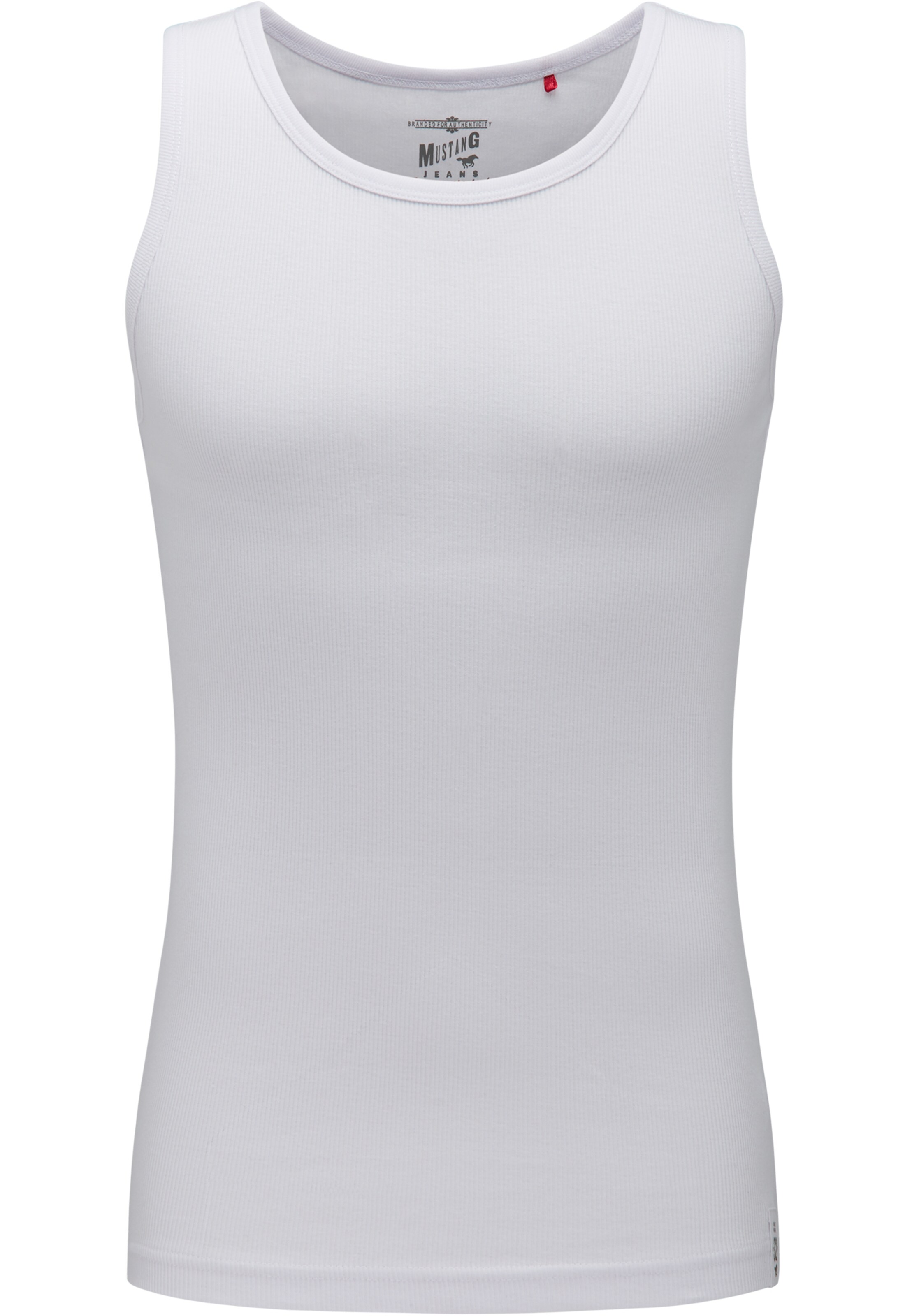 MUSTANG Unterhemd 'True Denim' in Weiß