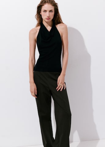 MANGO - Loosefit Pantalón 'BRIN' en marrón