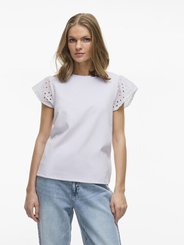 T-shirt VILA en blanc : devant