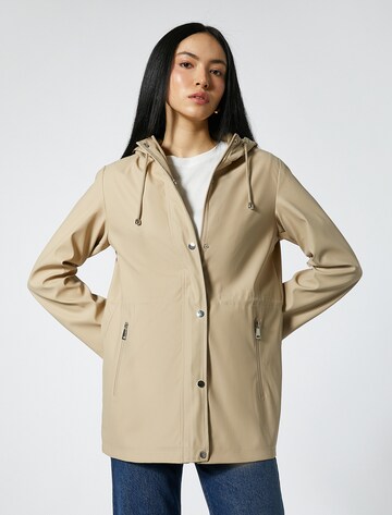 Koton Functionele mantel in Beige: voorkant