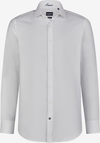 Coupe slim Chemise HECHTER PARIS en blanc : devant