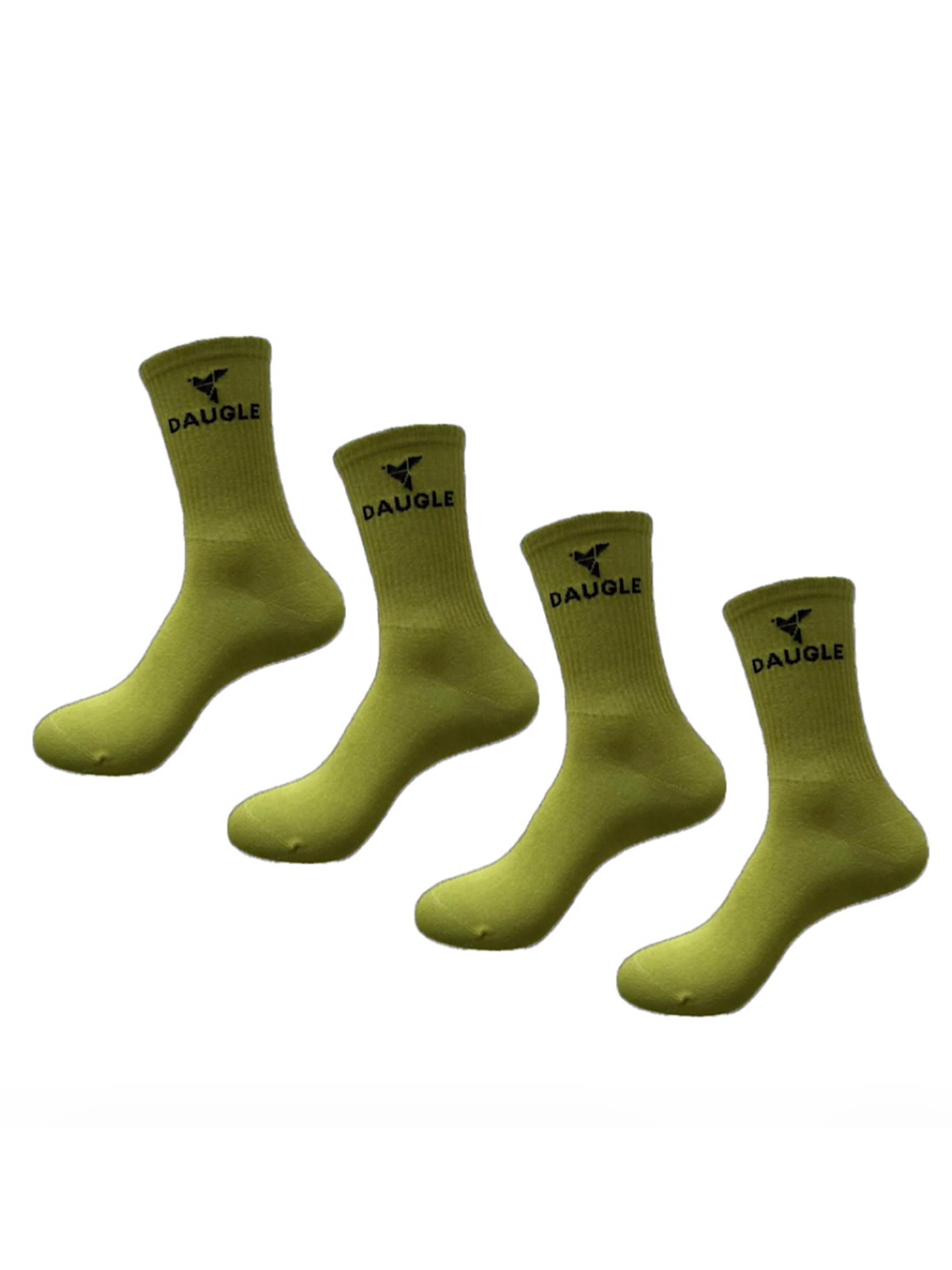 DAUGLE Socks in Green: front