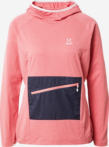 Haglöfs Sportsweatshirt 'Mirre' in Pink: predná strana