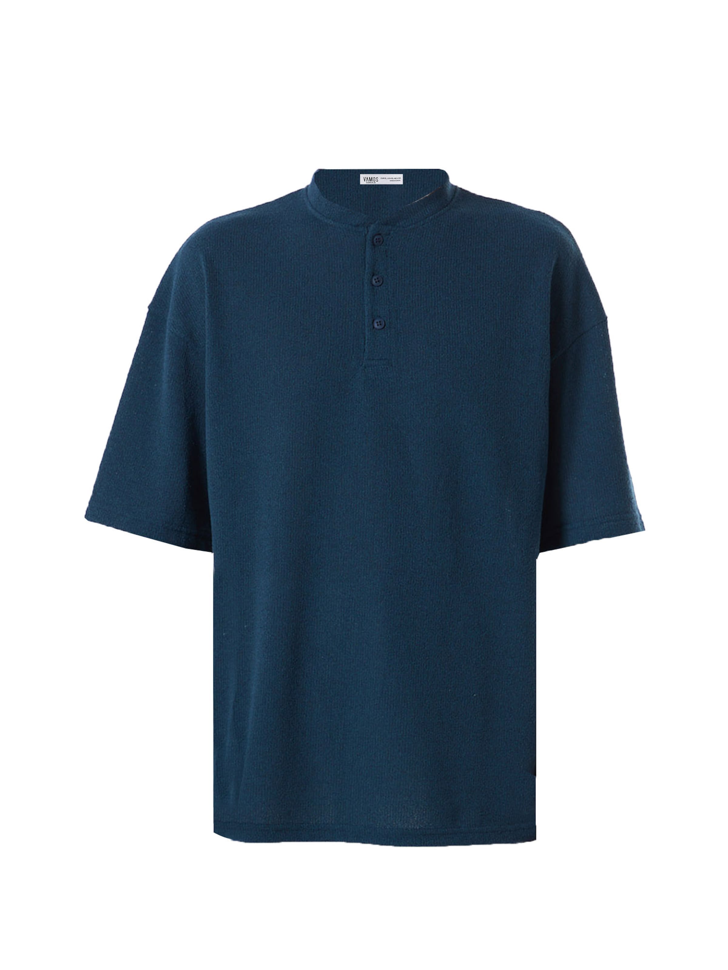 VAMOS CLO T-shirt 'Pittsburgh' i blå: framsida