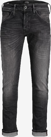 Slimfit Jeans 'Glenn' di JACK & JONES in nero: frontale