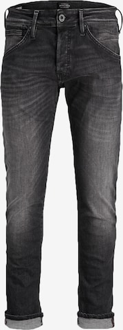 JACK & JONES Slimfit Jeans 'Glenn' in Zwart: voorkant