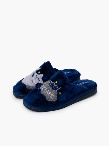 Pisamonas - Zapatillas de casa en azul