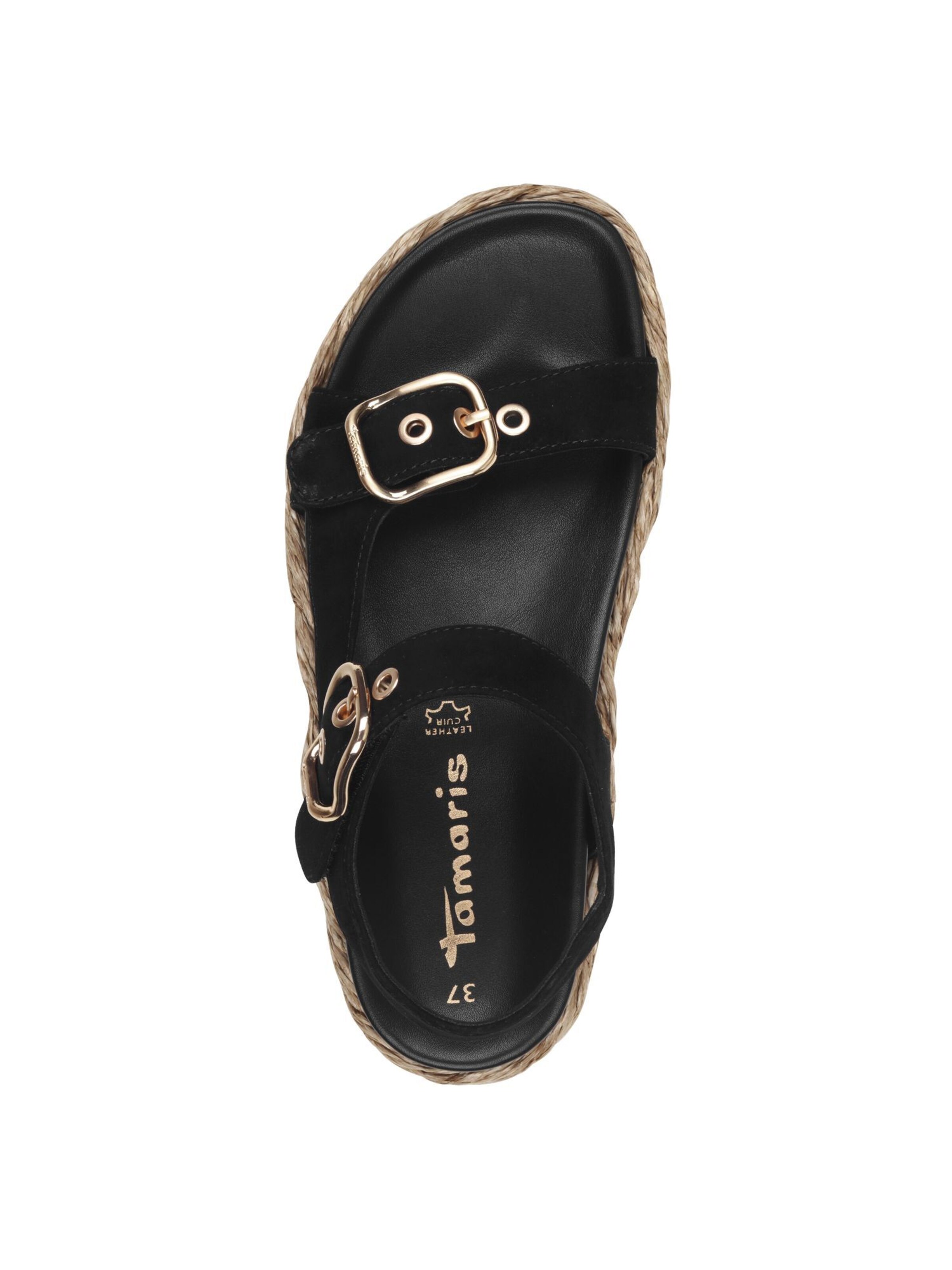 Tamaris Sandale in Schwarz