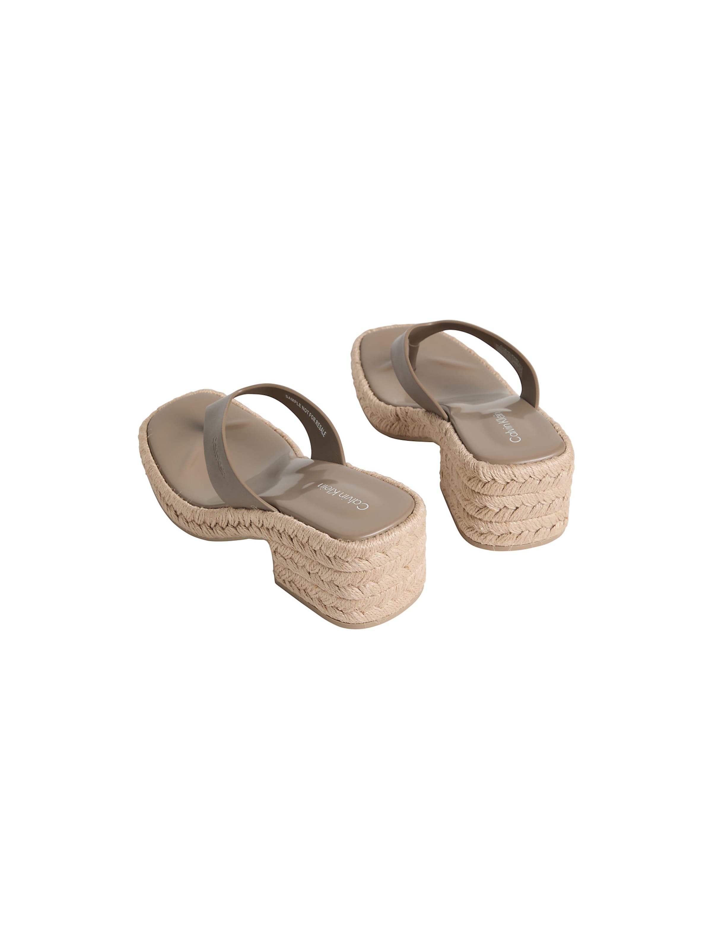 Tongs 'Beta' Calvin Klein en gris