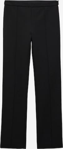 MANGO Normalny krój Spodnie 'Louis' w kolorze czarny: przód