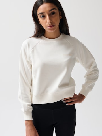 Sweat-shirt NoWear en blanc : devant