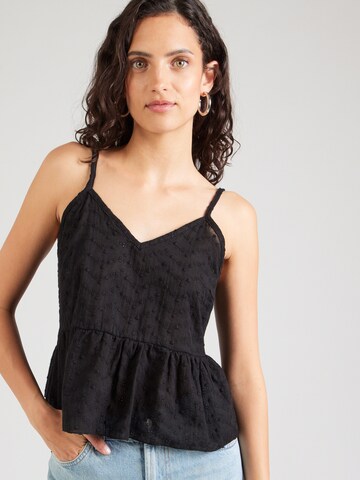 ABOUT YOU - Top 'Laureen' em preto: frente
