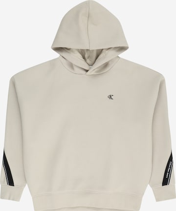 Calvin Klein Jeans Sweatshirt in Grey: front