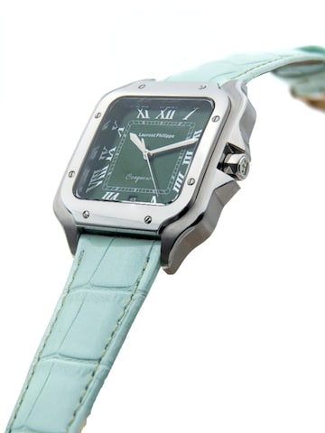 Laurent Philippe - Reloj analógico 'Conqueror Emerald – Nude Mint' en verde