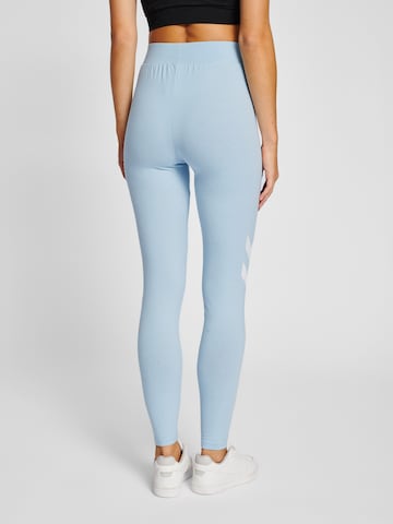 Hummel Skinny Sportbroek in Blauw