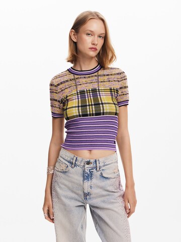 Desigual Trui in Lila: voorkant