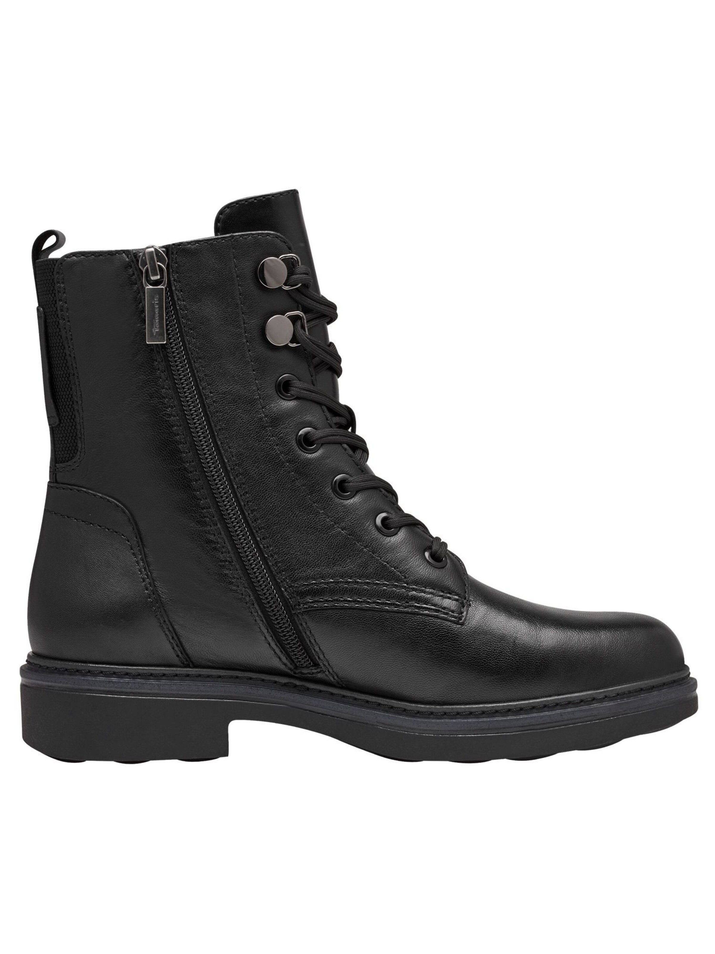 Bottines à lacets Tamaris en noir