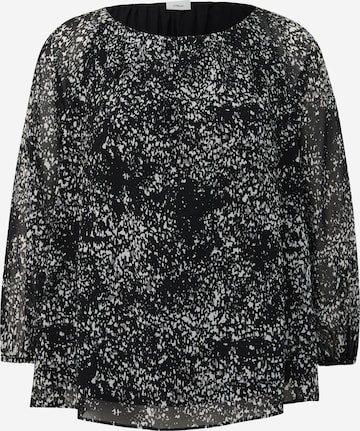 s.Oliver BLACK LABEL Blouse in Zwart: voorkant