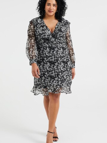 WE Fashion Kleid in Schwarz