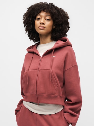 Nike Sportswear Bluza rozpinana 'STDO' w kolorze różowy