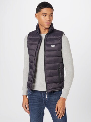 Lake View Bodywarmer 'David' in Zwart: voorkant