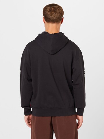 LEVI'S ® Regular fit Sweatshirt 'Relaxed Graphic Hoodie' in Zwart