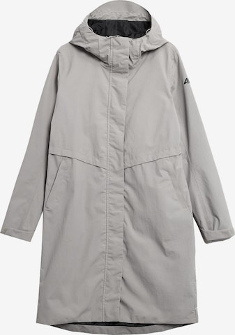 Cappotto outdoor di 4F in grigio: frontale