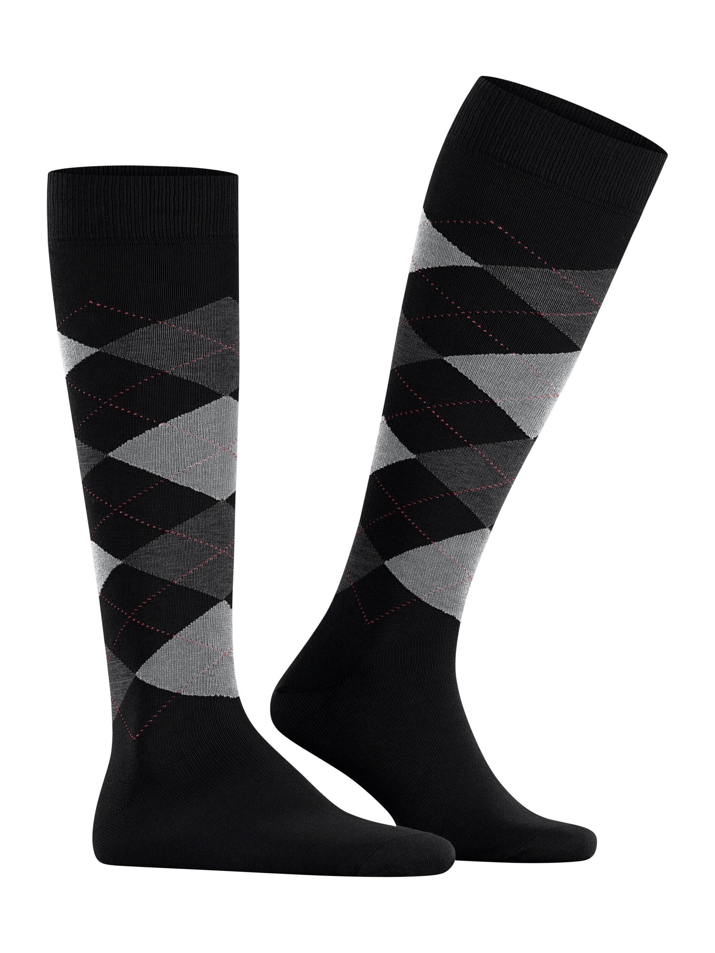 BURLINGTON Kniestrümpfe 'King'‌‌ in Schwarz