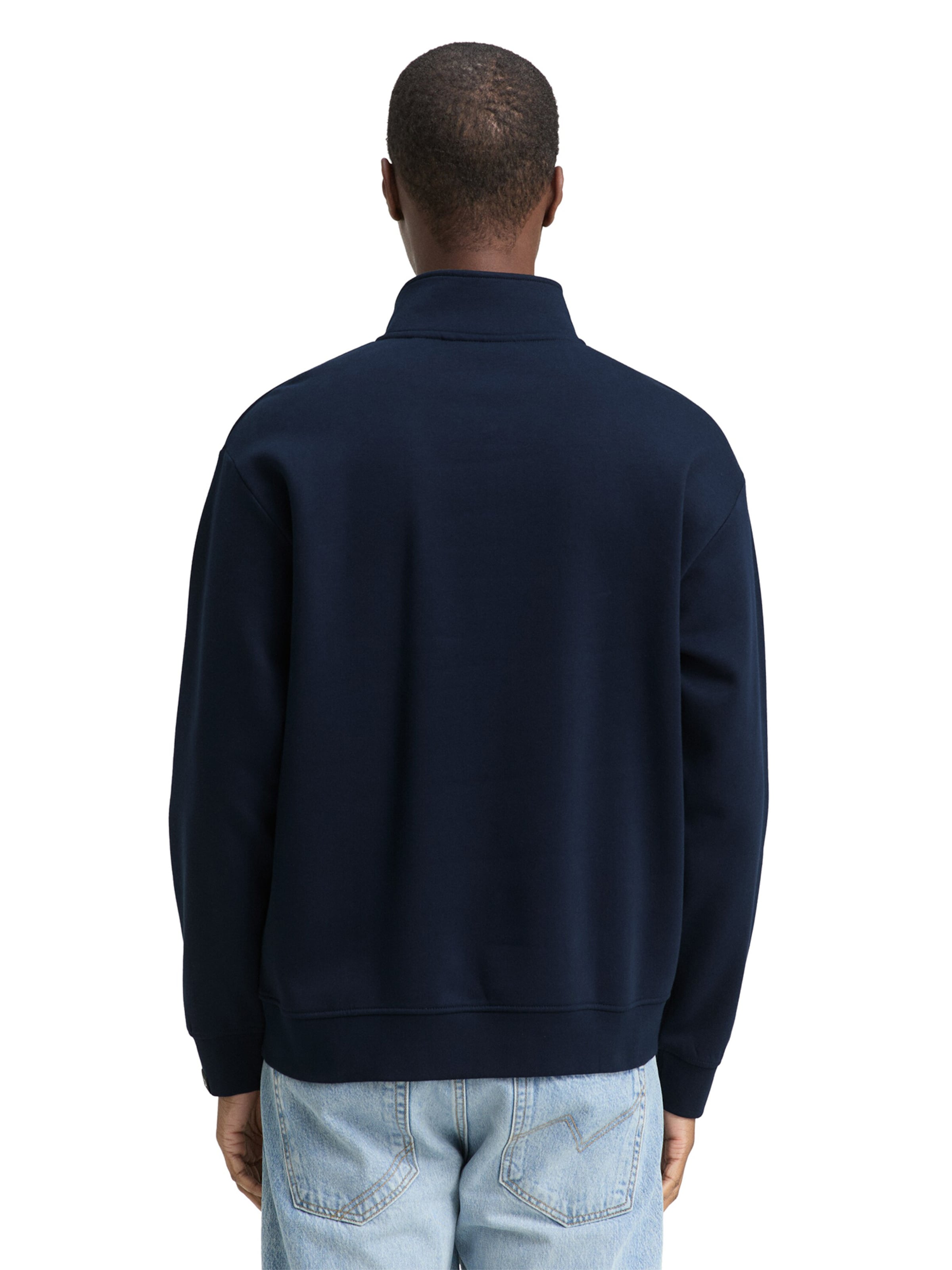 TOM TAILOR DENIM Sweatshirt in Blue