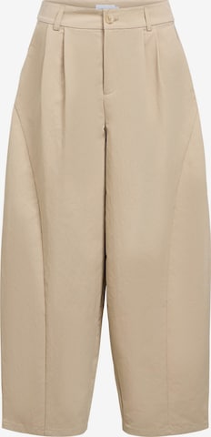 Pantalon à pince OBJECT en beige : devant