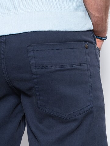 Ombre Regular Chino Pants 'P1059' in Blue