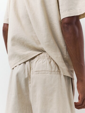 Pull&Bear Loosefit Bukser i beige