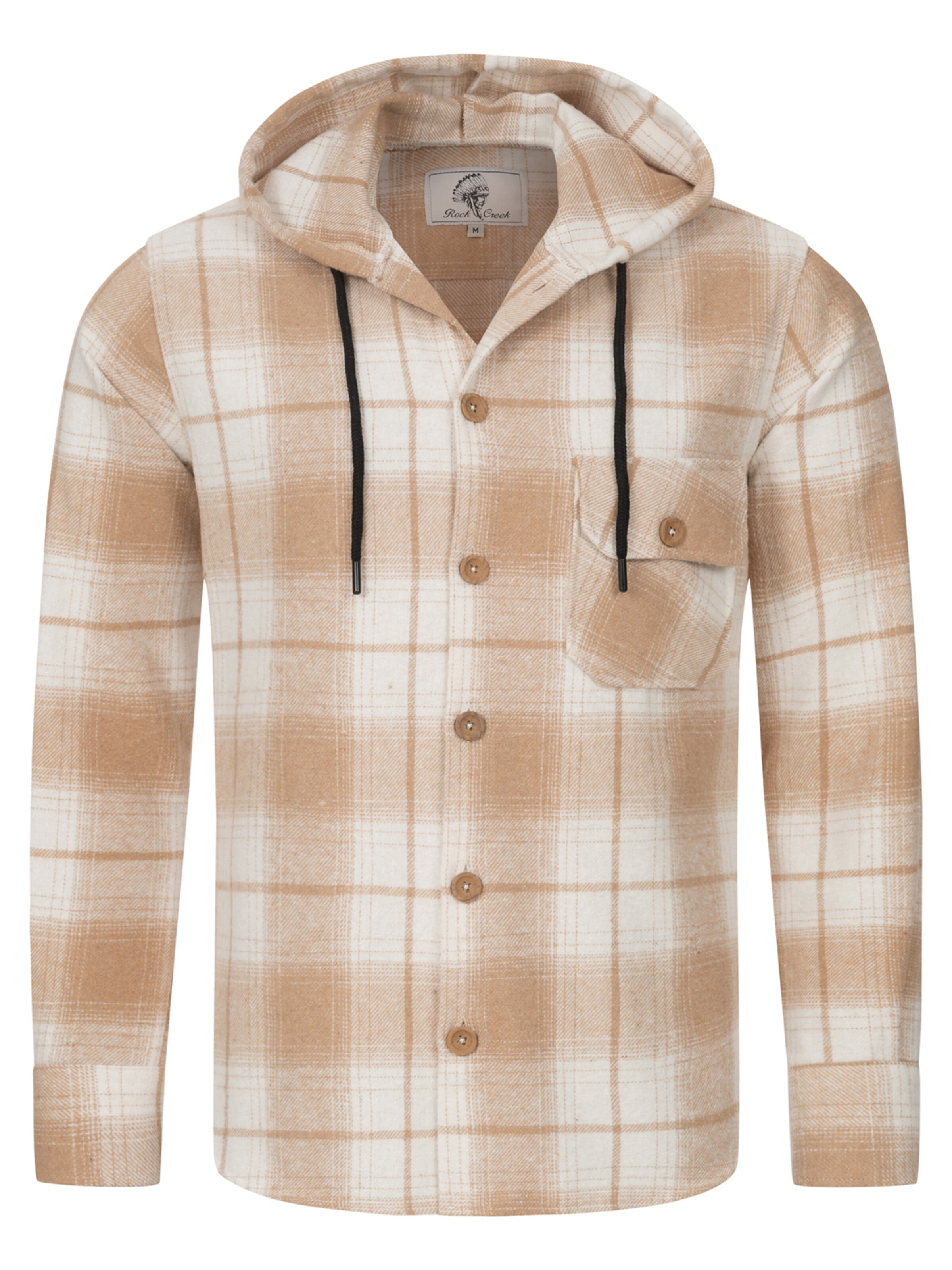 Rock Creek Hemd in Beige: Vorderseite