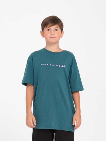 Volcom Shirt 'Arthur Dino' in Groen: voorkant