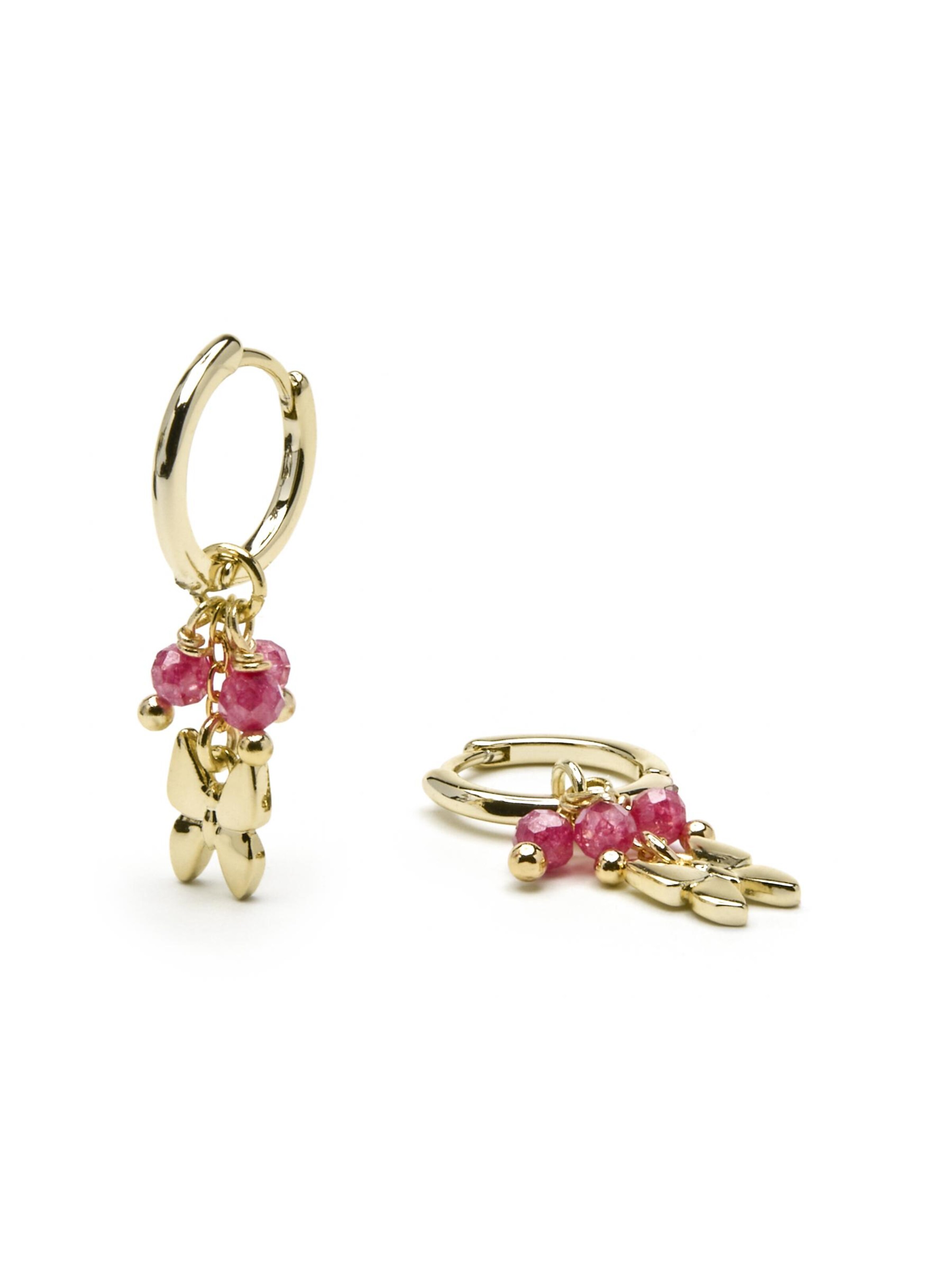 Boucles d'oreilles 'Coaran' Luxenter en rose