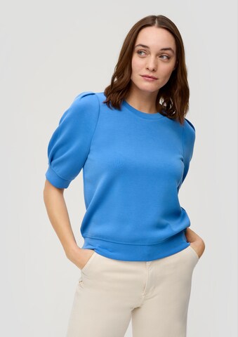 Sweat-shirt s.Oliver en bleu : devant