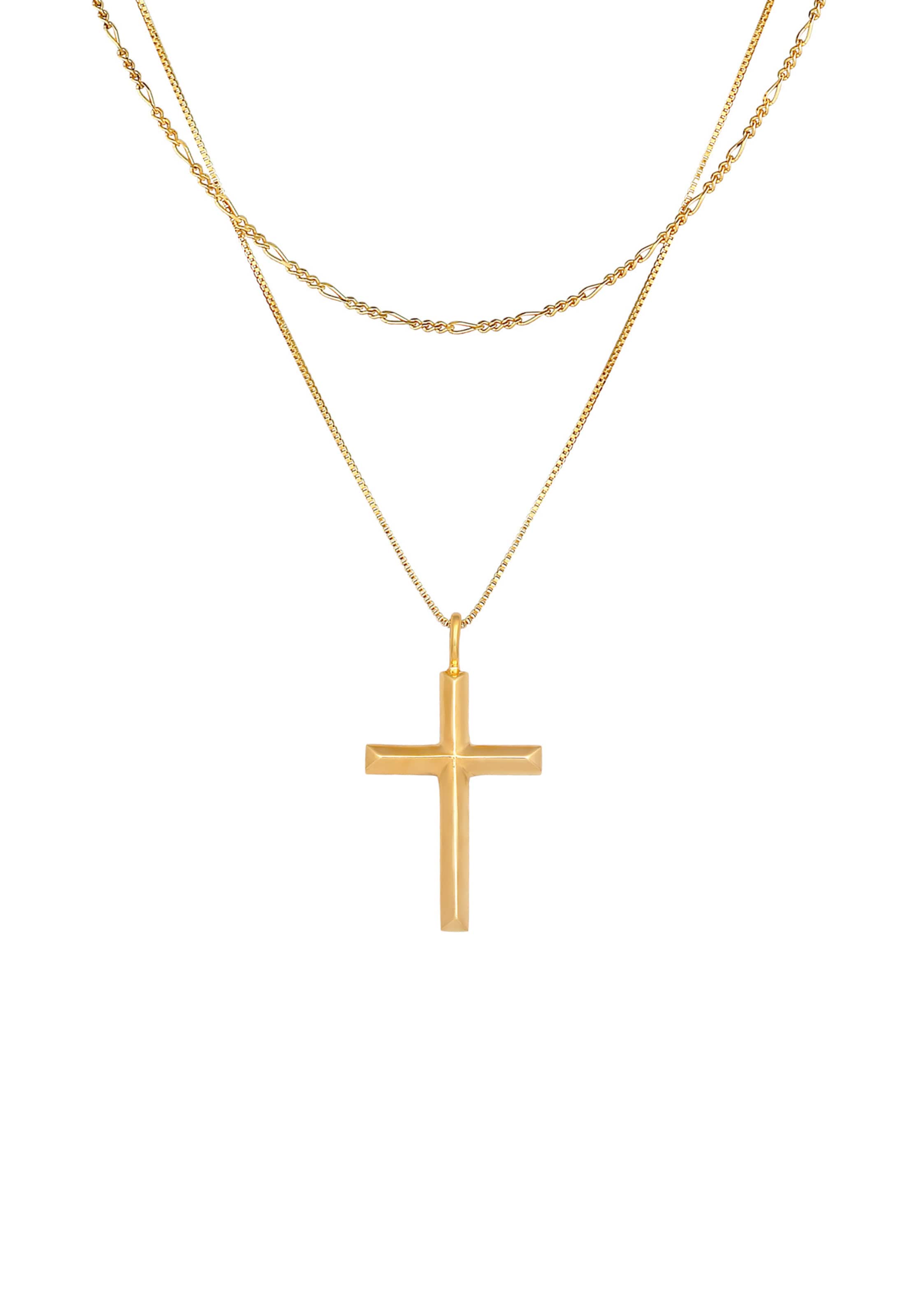 KUZZOI Kette in Gold: Vorderseite