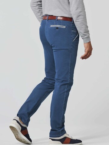 Regular Pantalon chino 'New York' MEYER en bleu