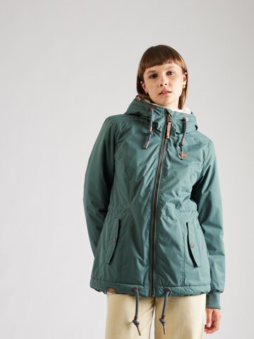 Parka mi-saison 'DANKKA' Ragwear en vert : devant