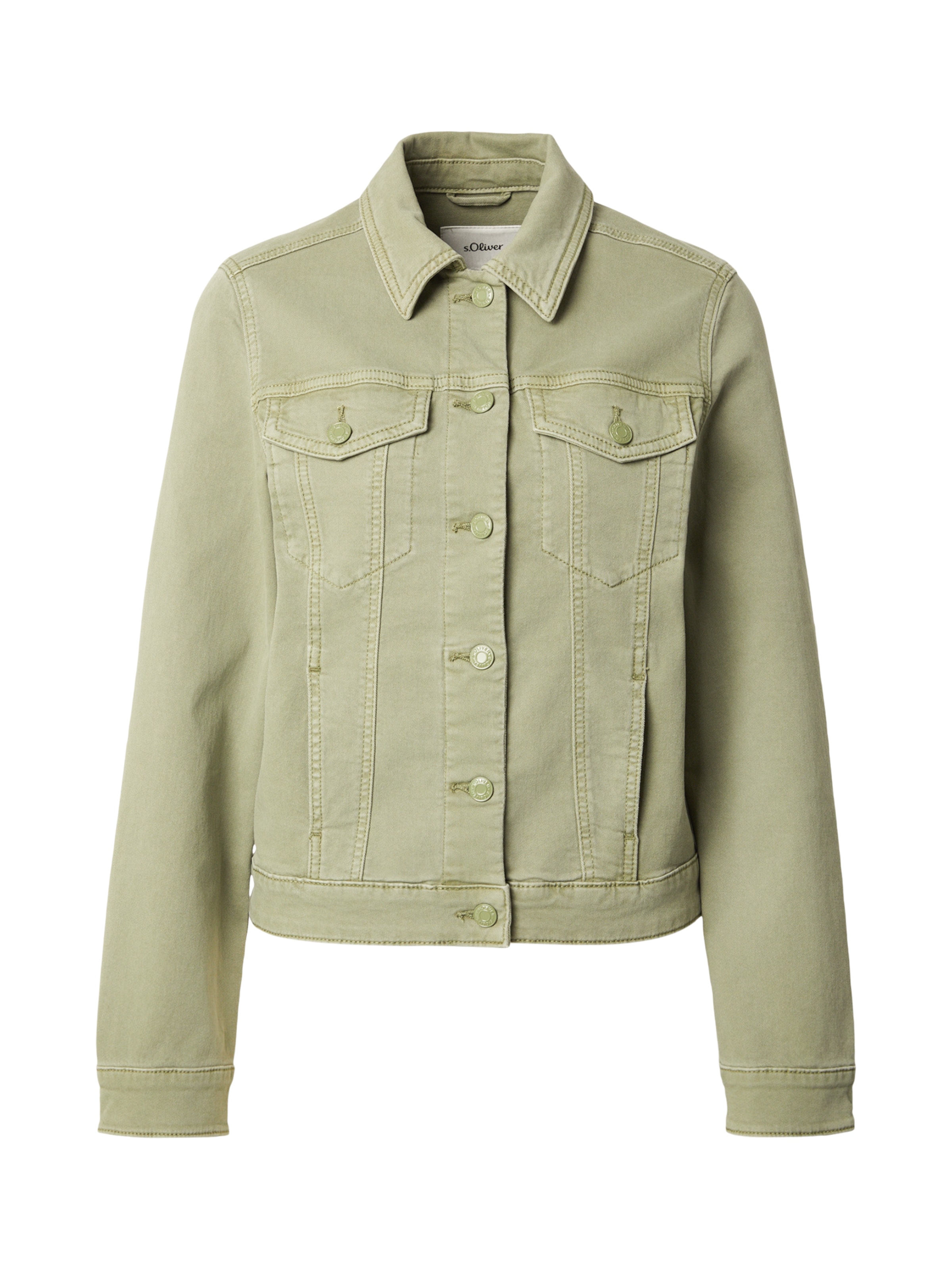 s.Oliver Jacke in Grün: Vorderseite