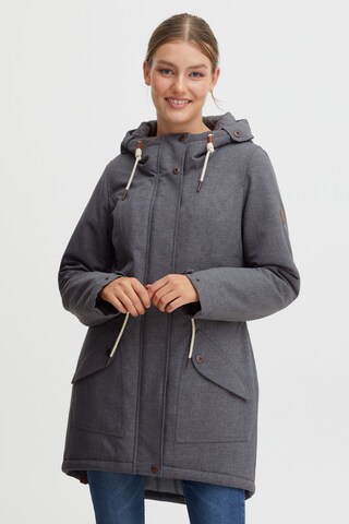 Parka di mezza stagione 'Melly' di Oxmo in grigio: frontale