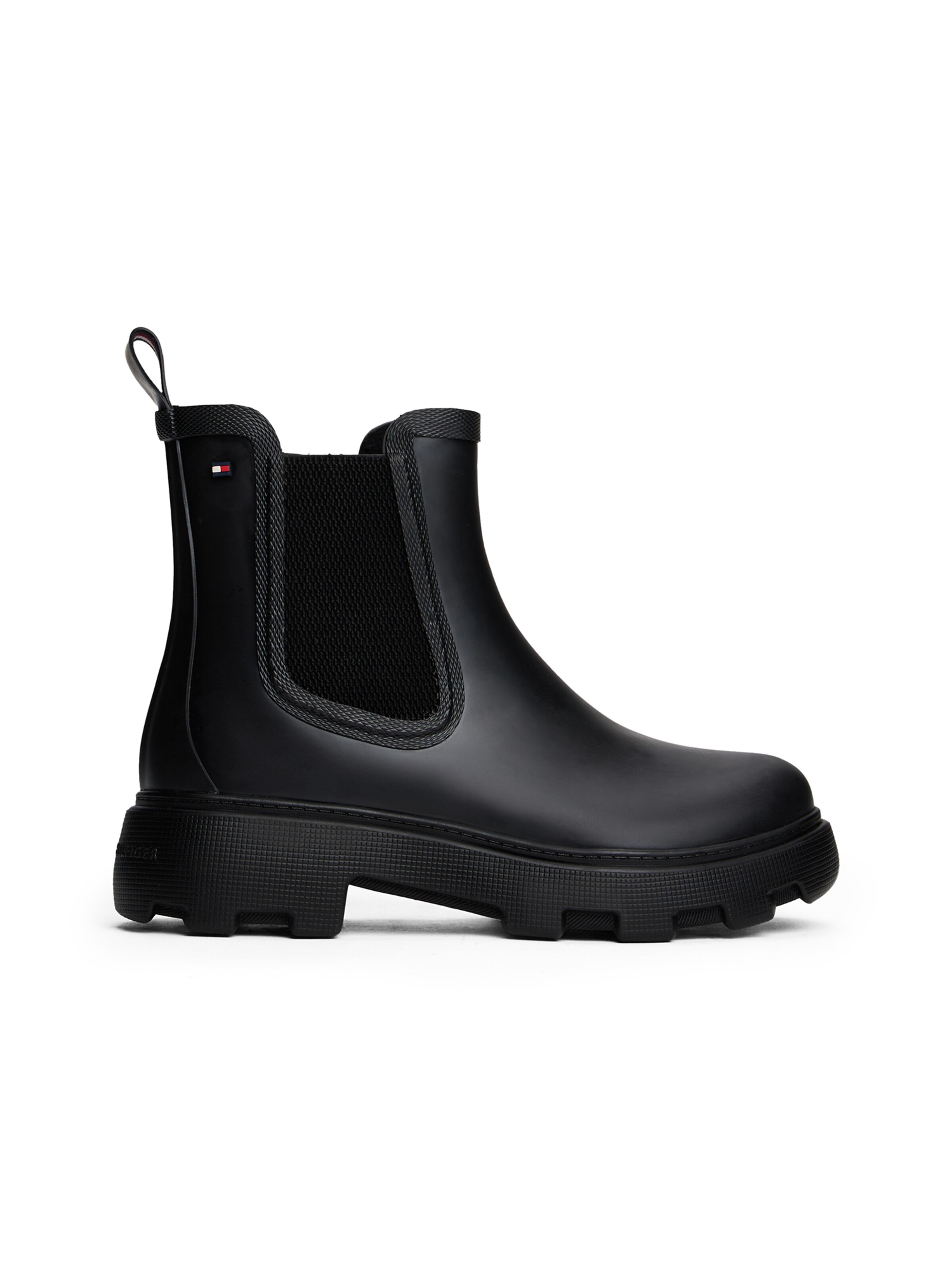 Bottes en caoutchouc TOMMY HILFIGER en noir