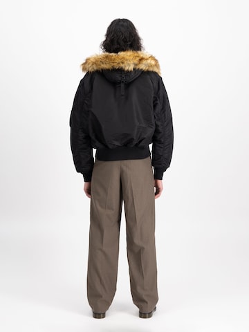 ALPHA INDUSTRIES Winterjacke '45/P Hooded'‌‌‌‌‌‌‌‌‌‌ in Schwarz