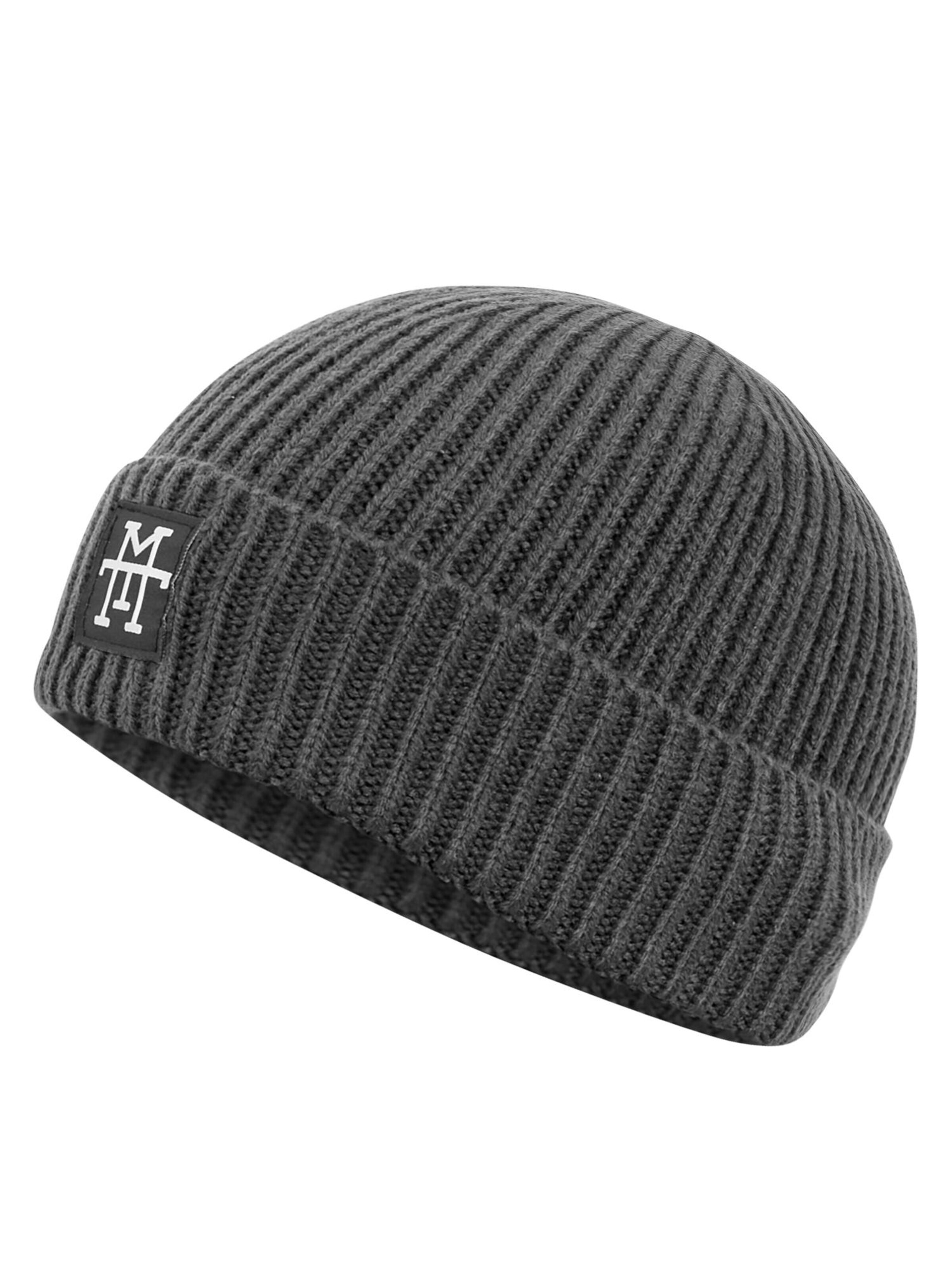 Manufaktur13 Beanie 'Heavy Knit' in Grey