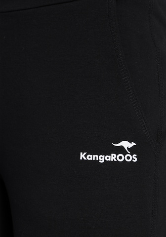 KangaROOS Tapered Pants in Black