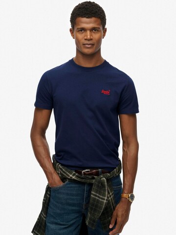 Superdry Shirt in Blue: front